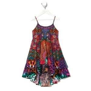 Milla By Camilla Kids Round Neck Tiered Dress